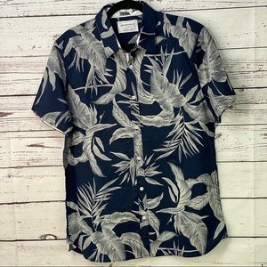 Paper Denim & Cloth Slim fit stretch Hawaiian Sz L